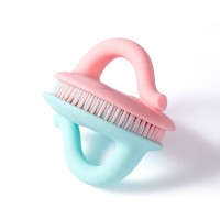 High quality silicone hair skin brush for baby and children